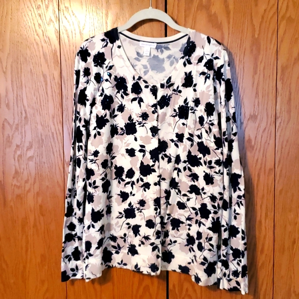 Charter Club button front cardigan